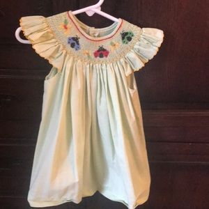 Girls Smocked Dress